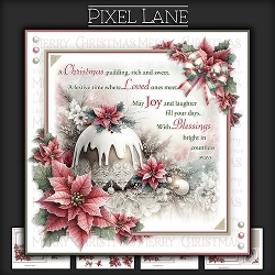 A Christmas Pudding Rich And Sweet