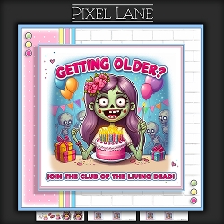 Dead Funny Birthday Card