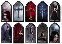 10 Gothic Gift Tags