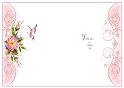 Mothers Day Butterfly Heaven Insert