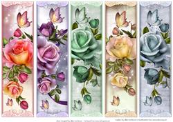 Roses & Butterflly Bookmarks