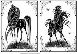 2 Horse Toppers