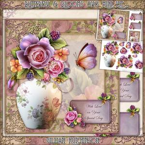 Butterfly & Blooms 8x8 Mini Kit