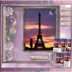 Romantic Dawn in Paris