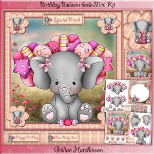 Pink Birthday Balloons