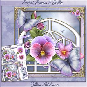 Perfect Pansies & Trellis Mini Kit