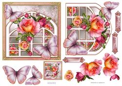Mixed Roses & Trellis