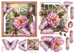Garden Roses & Trellis