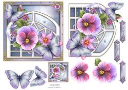 Perfect Pansies & Trellis