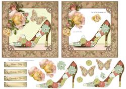 Lemon Floral Shoe