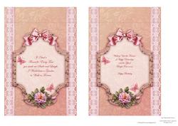 3 in 1 Butterflies & Roses Inserts