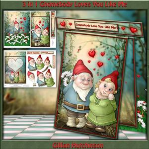 3 in 1 Gnomebody Loves You Like Me