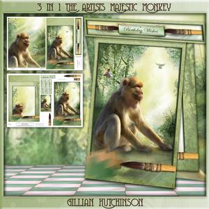 3 in 1 the Artists Majestic Monkey