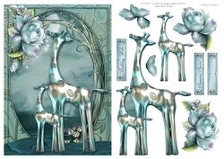 Moonlit Giraffes