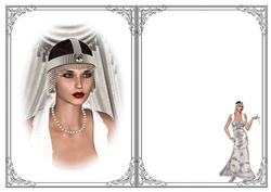 The Roaring Twenties Insert (white Dress)