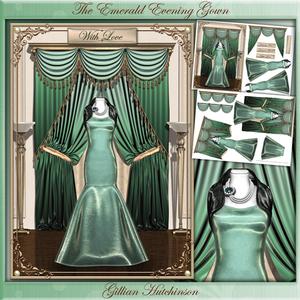 The Emerald Evening Gown