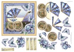 Baby Blue Heather Fields Topper