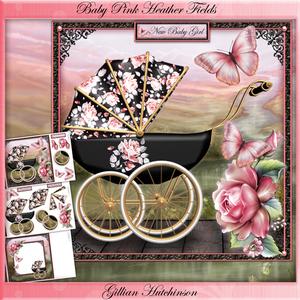 Baby Pink Heather Fields 8x8