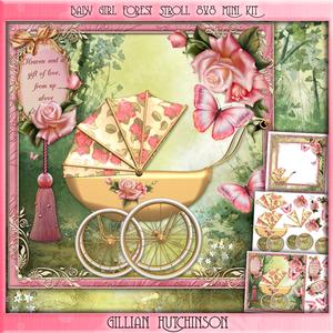 Baby Girl Forest Stroll 8x8 Mini Kit
