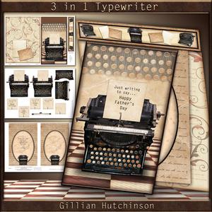 3 in 1 Typewriter