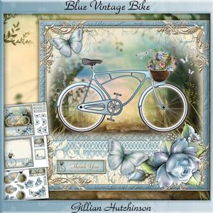 Blue Vintage Bike