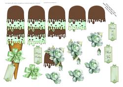 Mint Choc Chip Cone