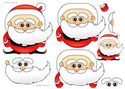 Santa Decoupage