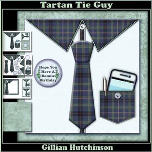 Blue Tartan Tie Guy