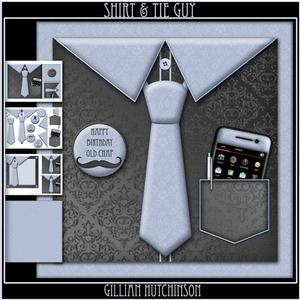 Blue Shirt & Tie Guy