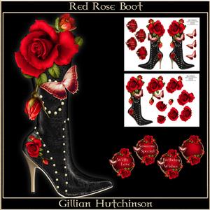 Red Rose Boot