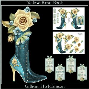 Yellow Rose Boot