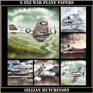 War Planes 8x8 Papers