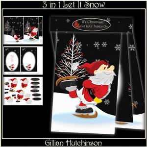 3 in 1 Let It Snow