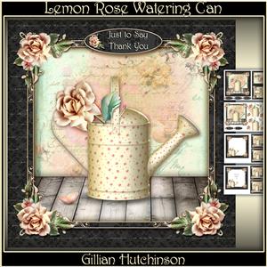 Lemon Rose Watering Can