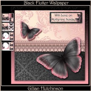 Black Flutter Wallpaper