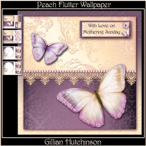Peach Flutter Wallpaper