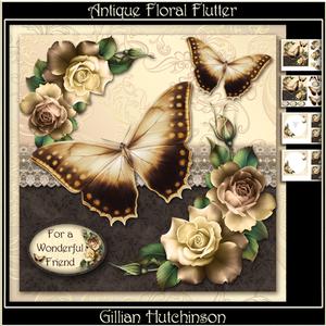 Antique Floral Flutter