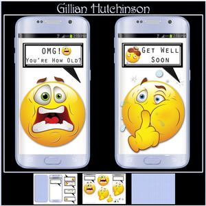 Blue Smart Phone