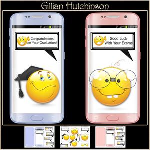 Graduation and Test Smart Phone Toppers