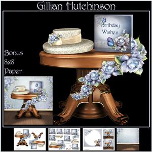 Blue Rose Table Top