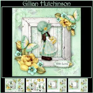 Shadow Box - Little Bonnet Girl