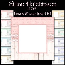 Lace & Pearls Blank Inserts