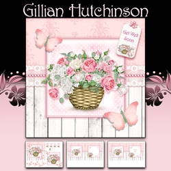 The Pink Rose Basket