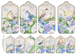 Toppers & Tags - Birds