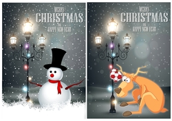 Dashing Through the Snow Card Fronts 14