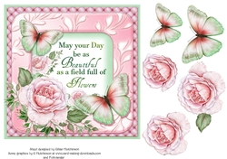 Field Full of Flowers - Pink