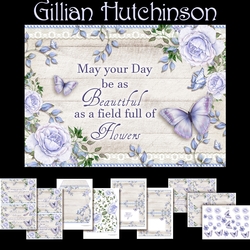 Blue Roses Mixed Project Kit