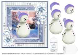 The Moonlit Snowman