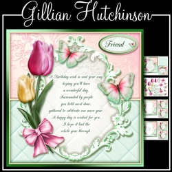 Pink Birthday Butterflies