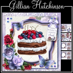 Cherries and Berries Cake